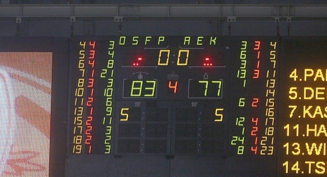 BASKET LEAGUE / ÏÓÖÐ - ÁÅÊ / OLYMPIAKOS - AEK