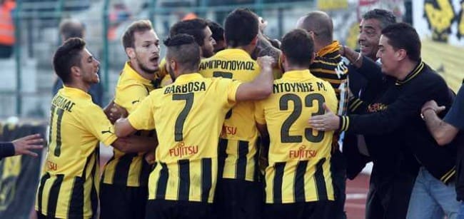 ÐÁÍÁÉÃÉÁËÅÉÏÓ - ÁÅÊ (FOOTBALL LEAGUE 2014-2015)